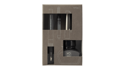 Midori Xs Stationery Kit - Black