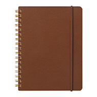 Grain WM Ring Notebook Grain Dark Brown