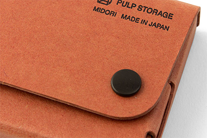 Midori Pulp Storage PASCO Pen Case - Reddish Brown