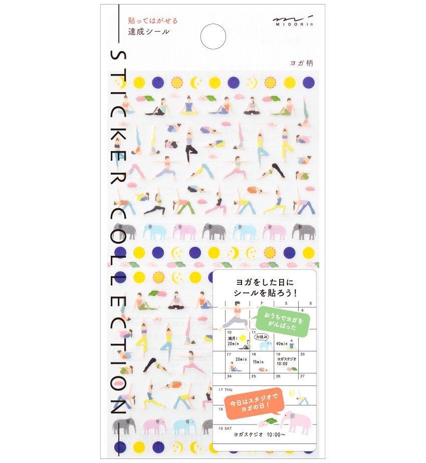 Event Ojisan Man Midori Seal Collection Bullet Journal Planner Stickers 