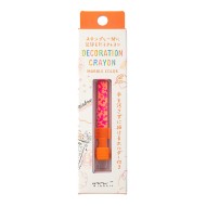 Decoration Crayon Pink/Orange