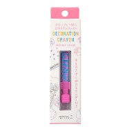 Decoration Crayon Pink/Light Blue