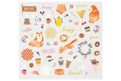 Journal Supplies Sticker Sheet — hatsumidori