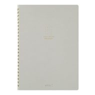 Ring Notebook Color Dot Grid Gray