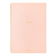 Ring Notebook Color Dot Grid Pink