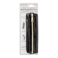 Book Band Pen Case Clear-Black A
