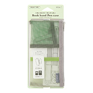 Book band Pen case Mesh Green
