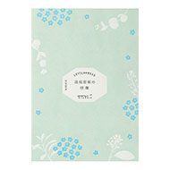 Letter Pad Letterpress Scattered Flowers