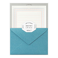 Letter Set Letterpress Frame Blue