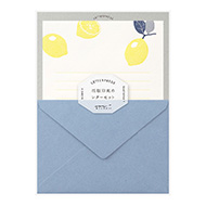 Letter Set Letterpress Lemon