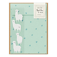Letter Set with Stickers Alpaca B