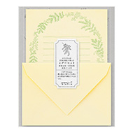 Letter Set Floral-colored Washi Paper Yellow A