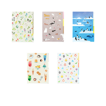 3ポケットクリアホルダー