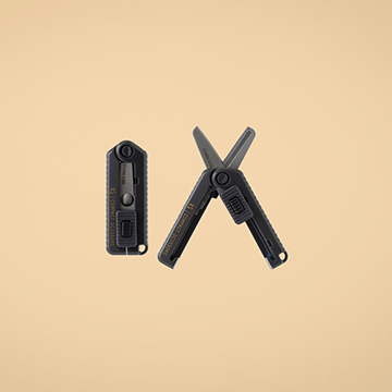 XSコンパクトハサミ ギザ刃